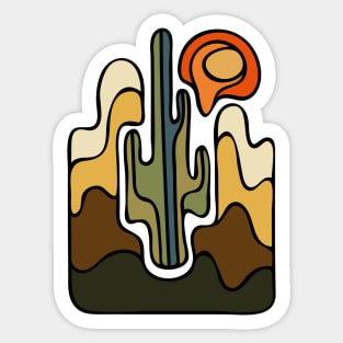Desert Sun Sticker